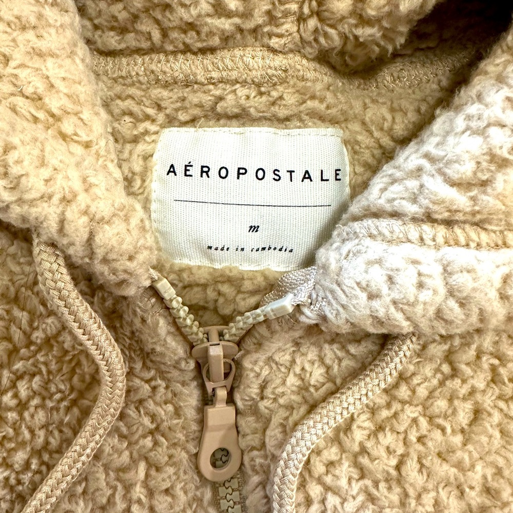 Aeropostale Sherpa Fleece Oversized Hoodie